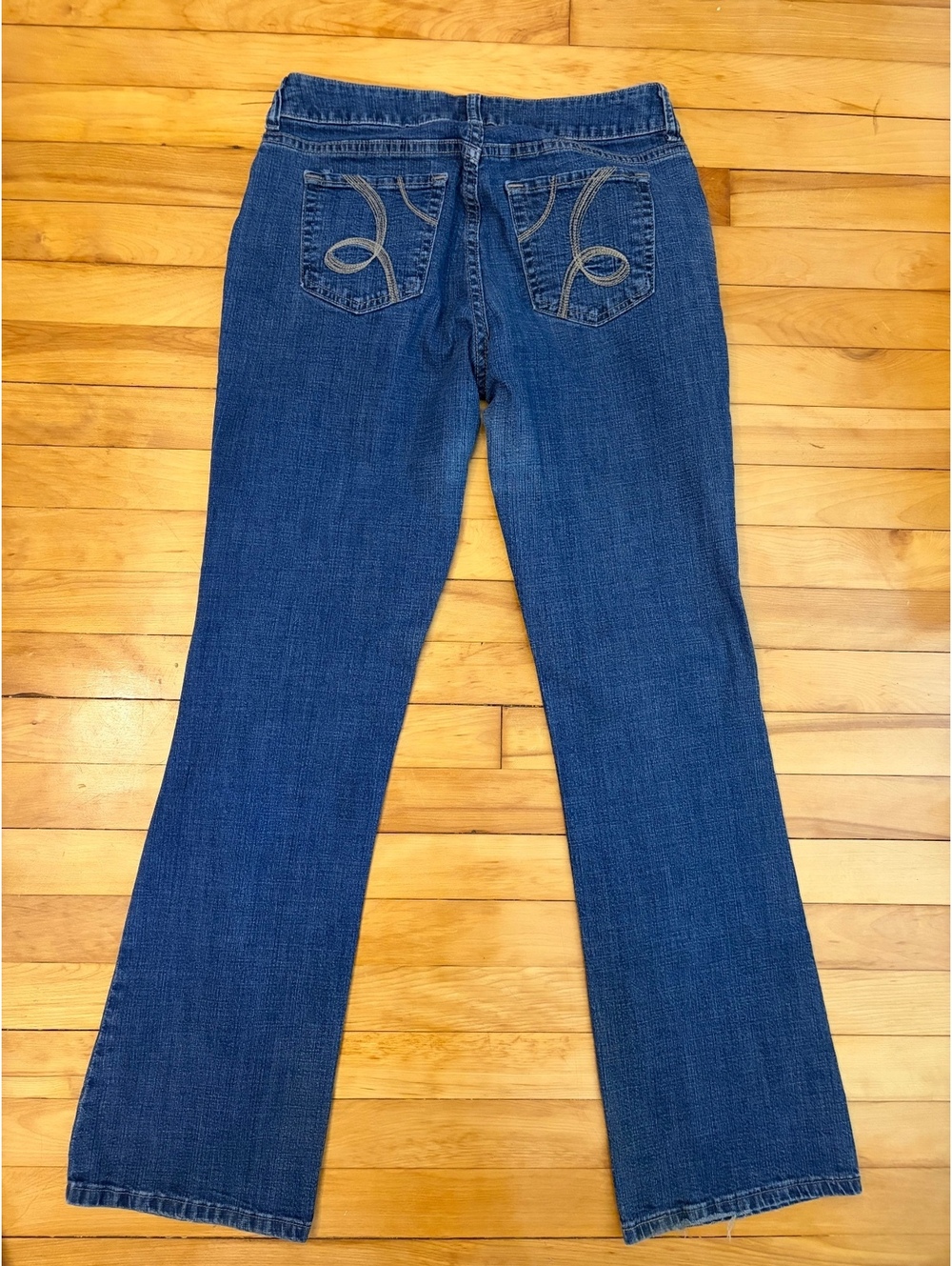 Riders by Lee Midrise Bootcut Jeans Size 8M Blue Denim - Picture 2 of 5